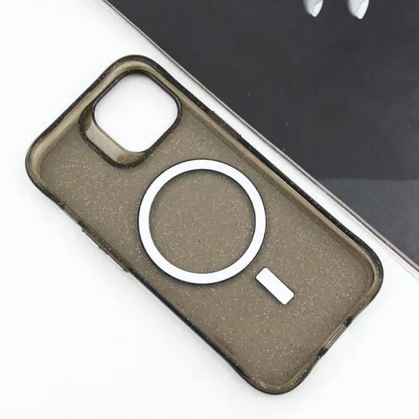 Чохол TPU Radiance with Magnetic Fit для Apple iPhone 15 (6.1") — Чорний — фото 4