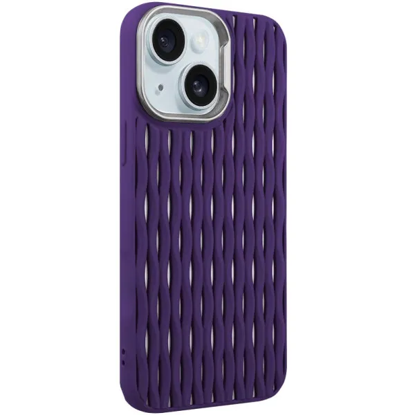 Чехол TPU Ribbio для Apple iPhone 15 (6.1") — Фиолетовый — фото 1