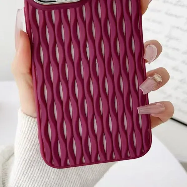 Чехол TPU Ribbio для Apple iPhone 15 (6.1") — Красный — фото 2