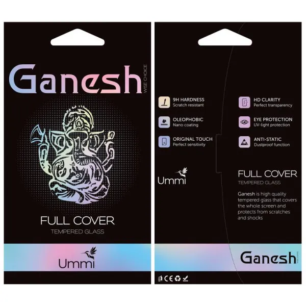 Защитное стекло Ganesh (Full Cover) для Apple iPhone 15 / 16 (6.1") — Черный — фото 3 Защитное стекло Ganesh (Full Cover) для Apple iPhone 15 / 16 (6.1") — Черный — фото 3
