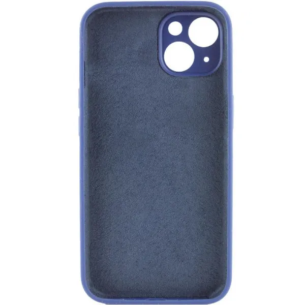 Чехол Silk Full Camera Protective (AA) NO LOGO для Apple iPhone 15 (6.1") — Синий — фото 2