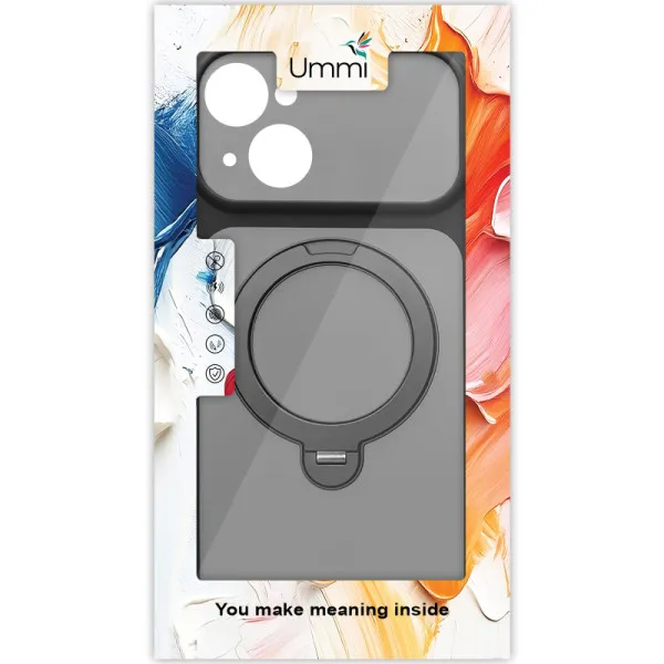 Чохол Ummi Full Camera with Magnetic Fit HQ Ring для Apple iPhone 15 (6.1") — Чорний — фото 5