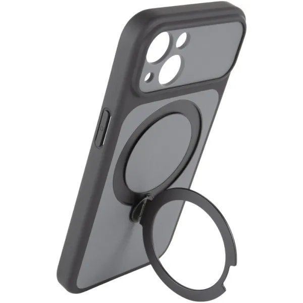 Чохол Ummi Full Camera with Magnetic Fit HQ Ring для Apple iPhone 15 (6.1") — Чорний — фото 3