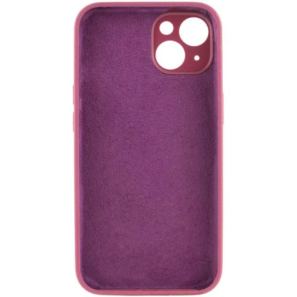 Чехол Silk Full Camera Protective (AA) NO LOGO для Apple iPhone 15 (6.1") — Бордовый — фото 2 Чехол Silk Full Camera Protective (AA) NO LOGO для Apple iPhone 15 (6.1") — Бордовый — фото 2