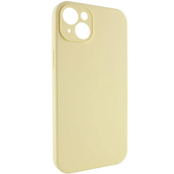 Чехол Silk Full Camera Protective (AA) NO LOGO для Apple iPhone 15 (6.1") — Желтый — фото 2 Чехол Silk Full Camera Protective (AA) NO LOGO для Apple iPhone 15 (6.1") — Желтый — фото 2
