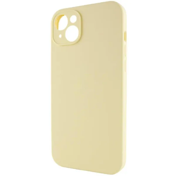 Чехол Silk Full Camera Protective (AA) NO LOGO для Apple iPhone 15 (6.1") — Желтый — фото 3 Чехол Silk Full Camera Protective (AA) NO LOGO для Apple iPhone 15 (6.1") — Желтый — фото 3