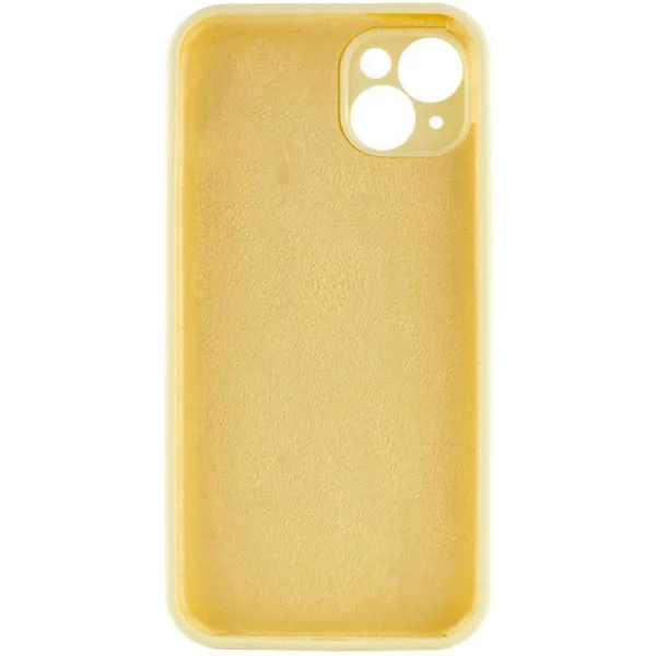 Чехол Silk Full Camera Protective (AA) NO LOGO для Apple iPhone 15 (6.1") — Желтый — фото 4 Чехол Silk Full Camera Protective (AA) NO LOGO для Apple iPhone 15 (6.1") — Желтый — фото 4