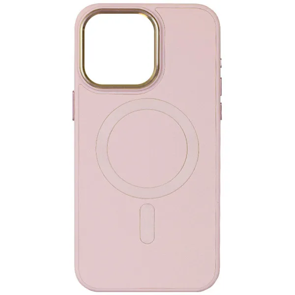 Шкіряний чохол Bonbon Leather Metal Style with Magnetic Fit для Apple iPhone 15 (6.1") — Рожевий — фото 1 Шкіряний чохол Bonbon Leather Metal Style with Magnetic Fit для Apple iPhone 15 (6.1") — Рожевий — фото 1