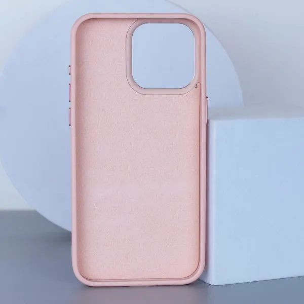 Шкіряний чохол Bonbon Leather Metal Style with Magnetic Fit для Apple iPhone 15 (6.1") — Рожевий — фото 2 Шкіряний чохол Bonbon Leather Metal Style with Magnetic Fit для Apple iPhone 15 (6.1") — Рожевий — фото 2