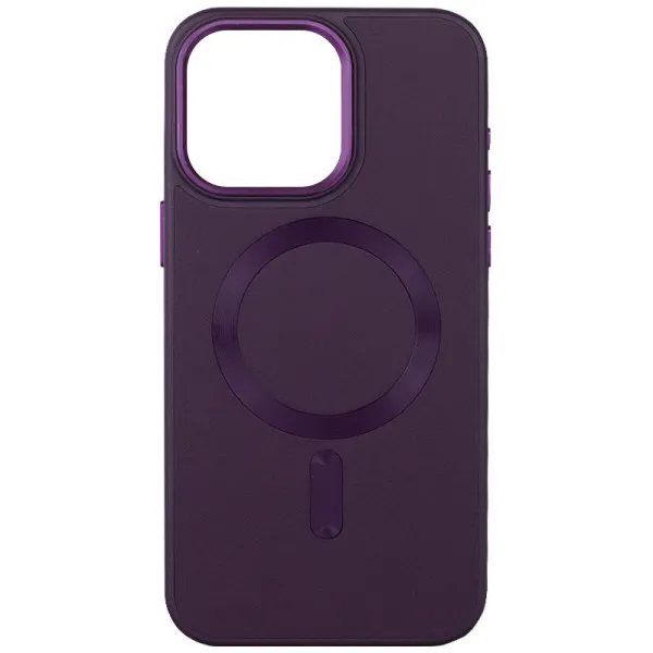 Шкіряний чохол Bonbon Leather Metal Style with Magnetic Fit для Apple iPhone 15 (6.1") — Фіолетовий — фото 1 Шкіряний чохол Bonbon Leather Metal Style with Magnetic Fit для Apple iPhone 15 (6.1") — Фіолетовий — фото 1