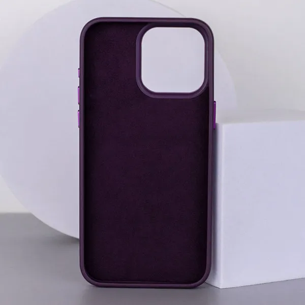 Шкіряний чохол Bonbon Leather Metal Style with Magnetic Fit для Apple iPhone 15 (6.1") — Фіолетовий — фото 2 Шкіряний чохол Bonbon Leather Metal Style with Magnetic Fit для Apple iPhone 15 (6.1") — Фіолетовий — фото 2