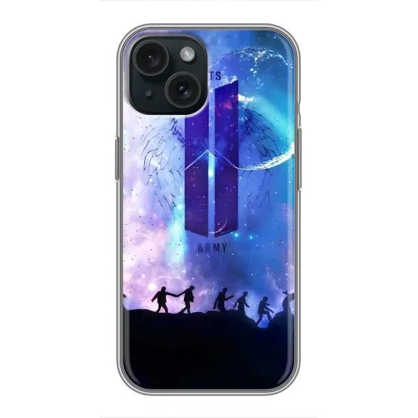 Чехол с принтом «Army BTS» для iPhone 15 Чехол с принтом «Army BTS» для iPhone 15
