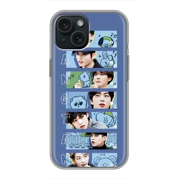 Чехол с принтом «Bangtan» для iPhone 15 Чехол с принтом «Bangtan» для iPhone 15