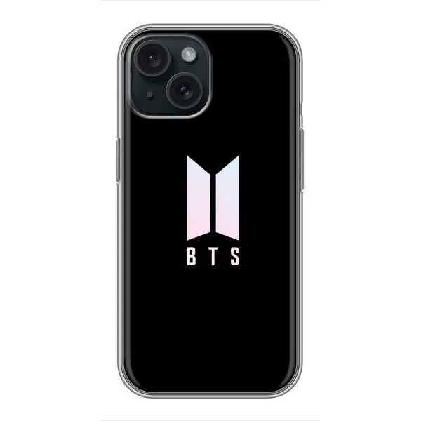 Чехол с принтом «Лого BTS» для iPhone 15 Чехол с принтом «Лого BTS» для iPhone 15