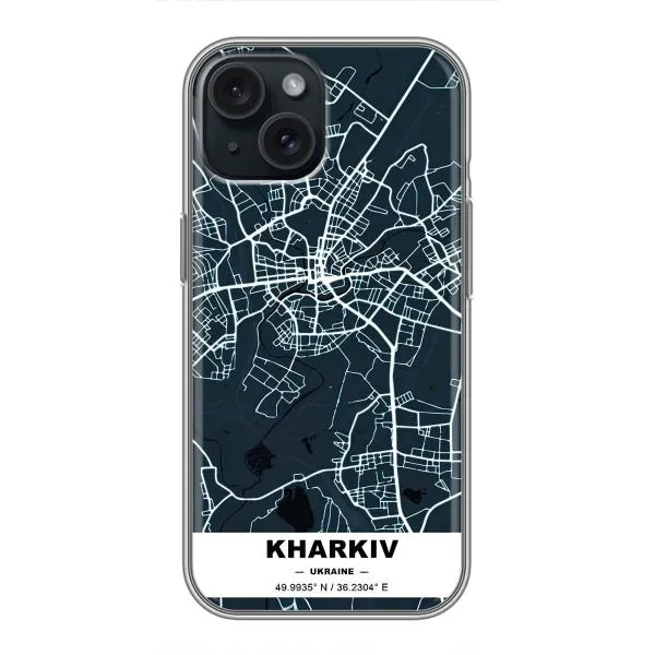Чехол с принтом «Харьков» для iPhone 15 Чехол с принтом «Харьков» для iPhone 15