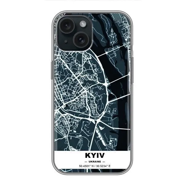 Чехол с принтом «Киев» для iPhone 15 Чехол с принтом «Киев» для iPhone 15