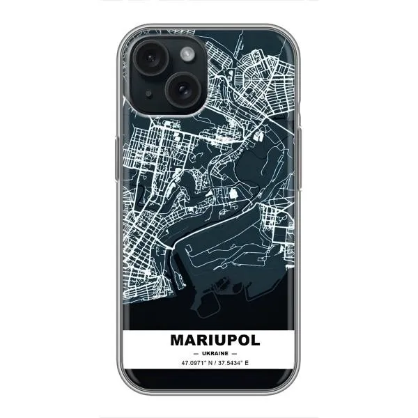 Чехол с принтом «Мариуполь» для iPhone 15 Чехол с принтом «Мариуполь» для iPhone 15