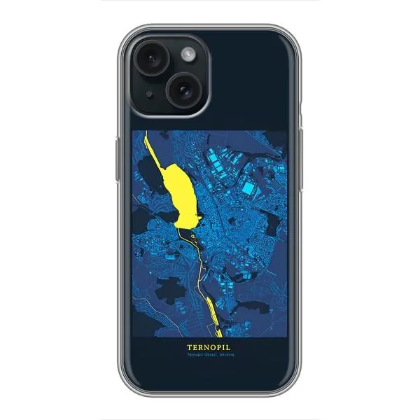 Чехол с принтом «Тернополь» для iPhone 15 Чехол с принтом «Тернополь» для iPhone 15