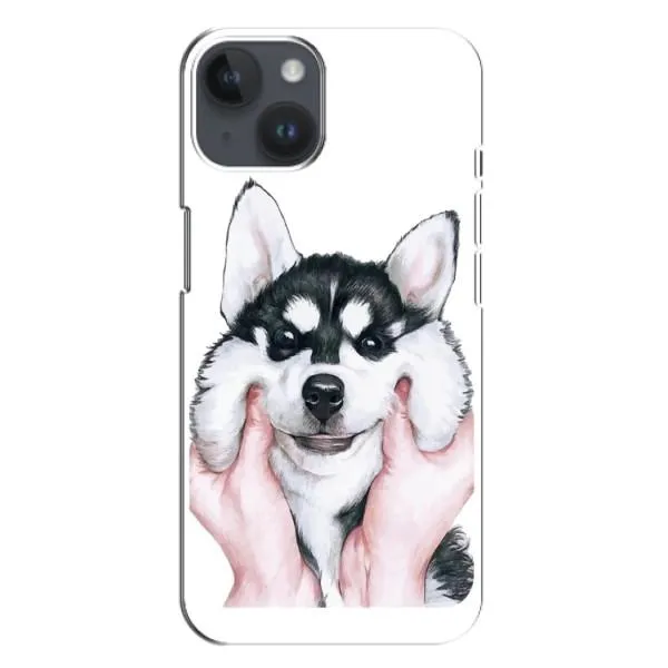 Чехол с принтом «Хаски улыбака» для iPhone 15 Чехол с принтом «Хаски улыбака» для iPhone 15