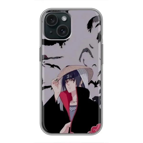 Чехол с принтом «Итачи Вороны» для iPhone 15