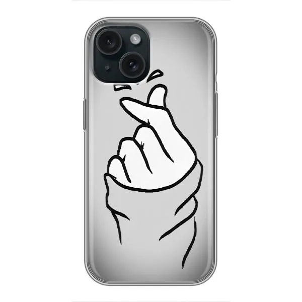 Чехол с принтом «Значок Love» для iPhone 15 Чехол с принтом «Значок Love» для iPhone 15