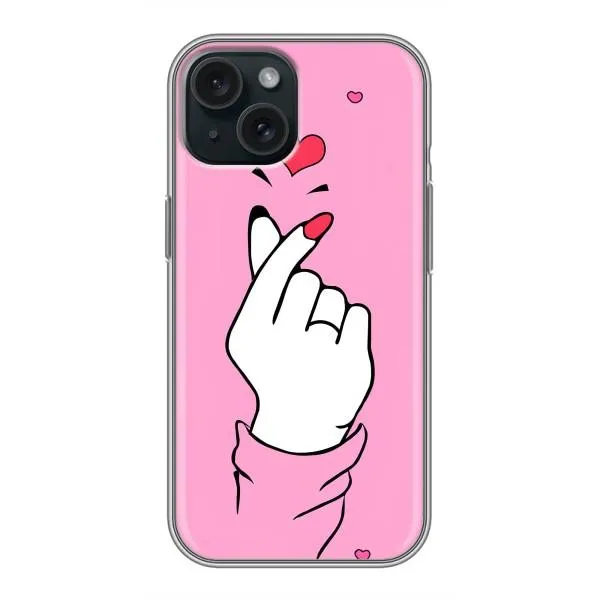 Чехол с принтом «Знак Love» для iPhone 15 Чехол с принтом «Знак Love» для iPhone 15