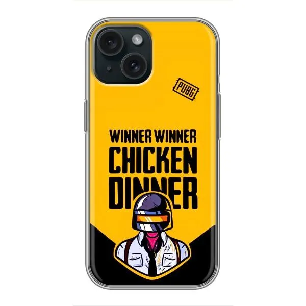 Чехол с принтом «Pubg шлем» для iPhone 15