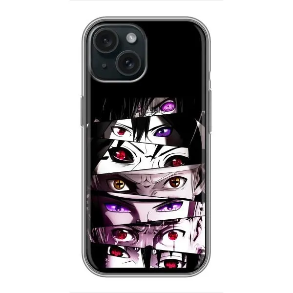 Чехол с принтом «Глаза Аниме» для iPhone 15
