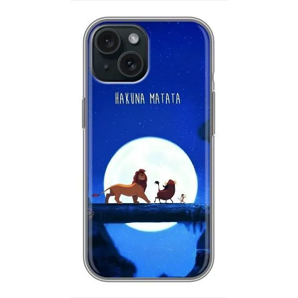 Чехол с принтом «Хакуна Матата» для iPhone 15