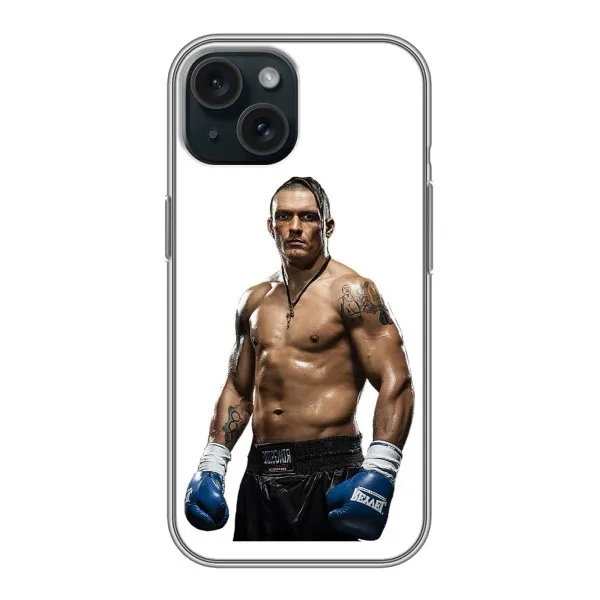 Чехол с принтом «Усик на белом» для iPhone 15 Чехол с принтом «Усик на белом» для iPhone 15