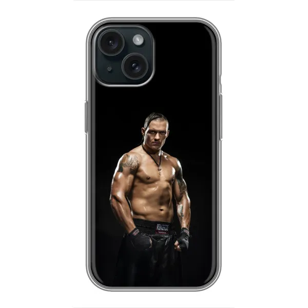 Чехол с принтом «Чемпион Александр Усик» для iPhone 15 Чехол с принтом «Чемпион Александр Усик» для iPhone 15