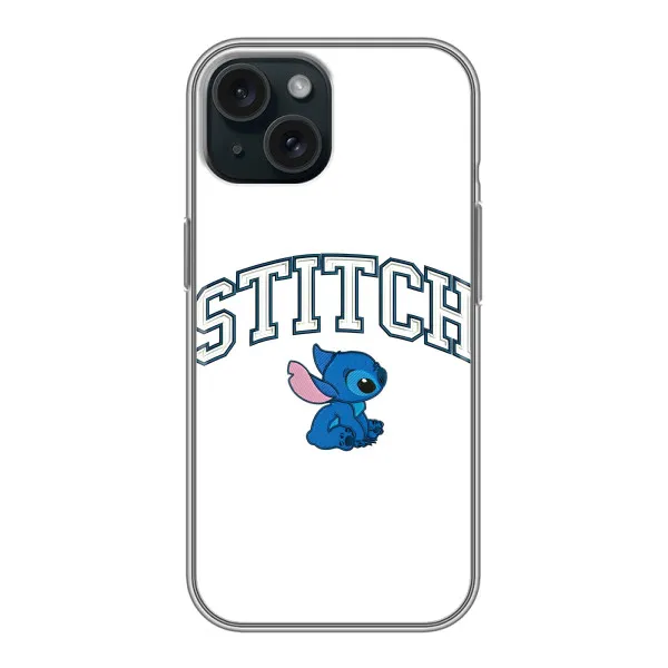Чехол с принтом «Стич лого» для iPhone 15