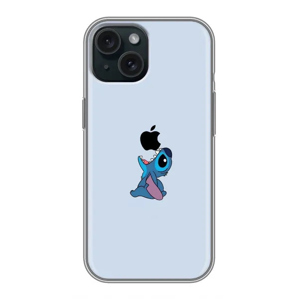 Чехол с принтом «Stitch apple» для iPhone 15