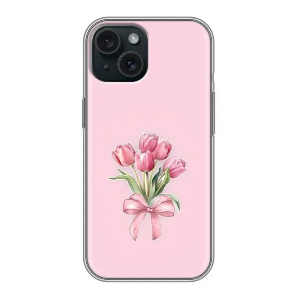 Чехол с принтом «Букет цветов» для iPhone 15 Чехол с принтом «Букет цветов» для iPhone 15