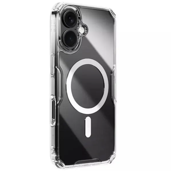TPU чохол Nillkin Nature Pro Magnetic для Apple iPhone 16 Plus (6.7") — Прозорий — фото 1