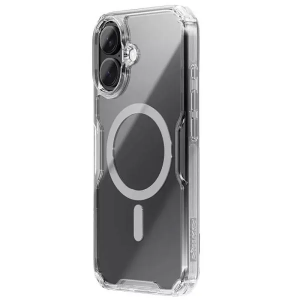 TPU чохол Nillkin Nature Pro Magnetic для Apple iPhone 16 Plus (6.7") — Прозорий — фото 3
