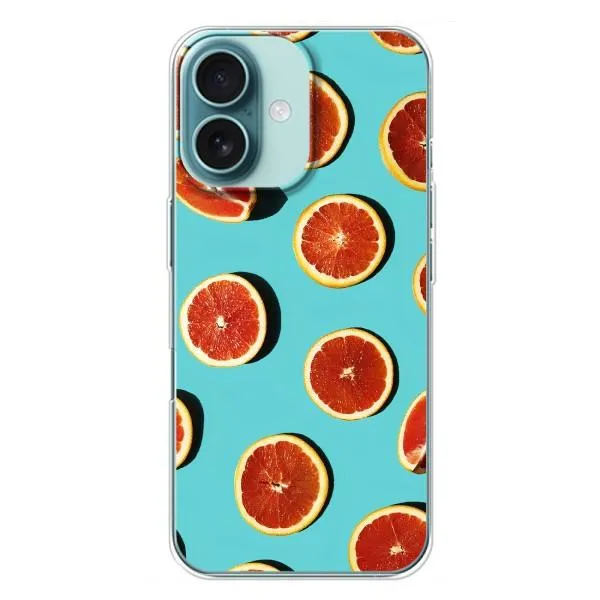 Чехол с принтом «Грейпфрут» для iPhone 16 Plus Чехол с принтом «Грейпфрут» для iPhone 16 Plus