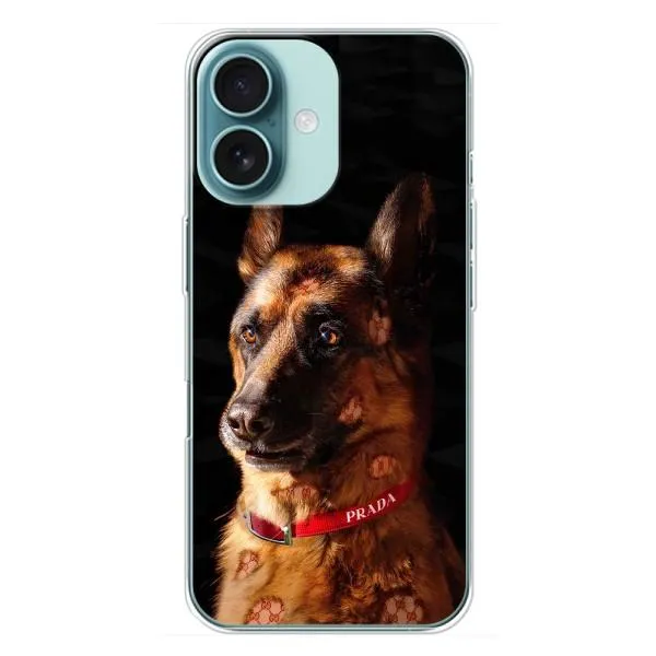 Чехол с принтом «Овчарка» для iPhone 16 Plus