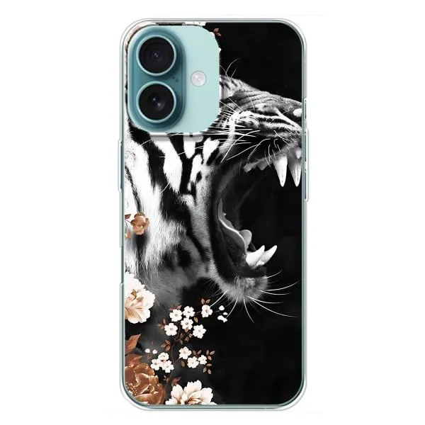 Чехол с принтом «Стильный ТИГР» для iPhone 16 Plus