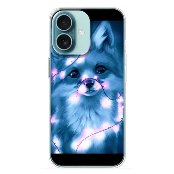 Чехол с принтом «Яркая лисичка» для iPhone 16 Plus