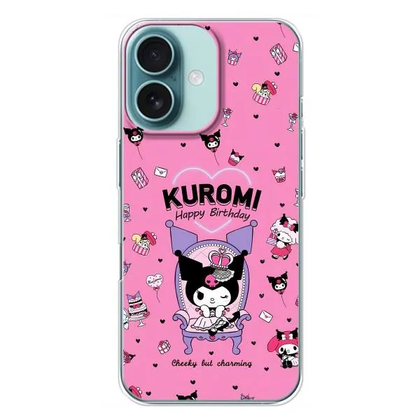 Чехол с принтом «KUROMI» для iPhone 16 Plus
