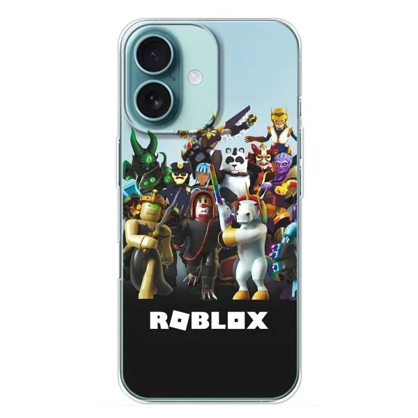 Чехол с принтом «ROBLEX» для iPhone 16 Plus