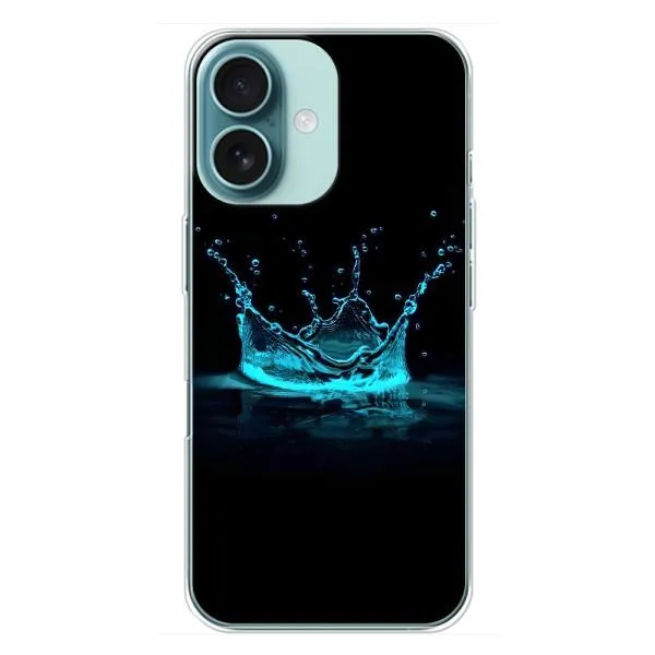 Чехол с принтом «Капля короны» для iPhone 16 Plus