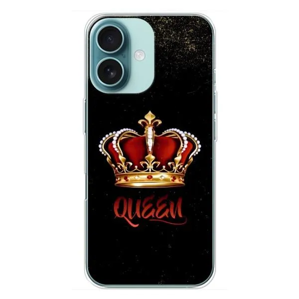 Чехол с принтом «Корона короля» для iPhone 16 Plus