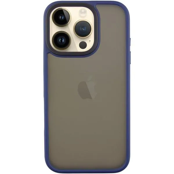TPU+PC чехол Metal Buttons для Apple iPhone 16 Pro Max (6.9") — Синий — фото 1 TPU+PC чехол Metal Buttons для Apple iPhone 16 Pro Max (6.9") — Синий — фото 1
