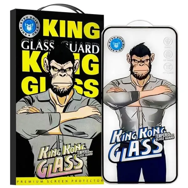 Защитное 2.5D стекло King Kong HD для Apple iPhone 16 Pro Max (6.9") — Черный — фото 1