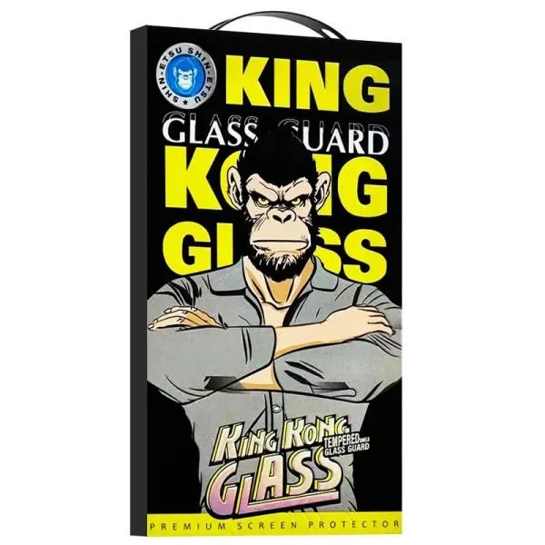 Защитное 2.5D стекло King Kong HD для Apple iPhone 16 Pro Max (6.9") — Черный — фото 4