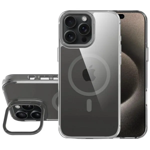 Чехол TPU Space Case Apex with Magnetic Fit для Apple iPhone 16 Pro Max (6.9") — Серый — фото 1