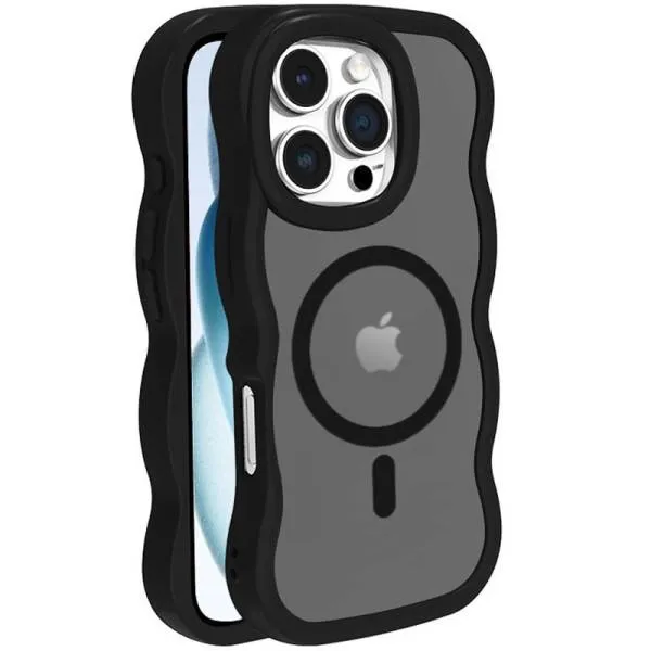 Чехол TPU+PC Undine with Magnetic Fit для Apple iPhone 16 Pro Max (6.9") — Черный — фото 1