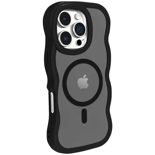 Чехол TPU+PC Undine with Magnetic Fit для Apple iPhone 16 Pro Max (6.9") — Черный — фото 2